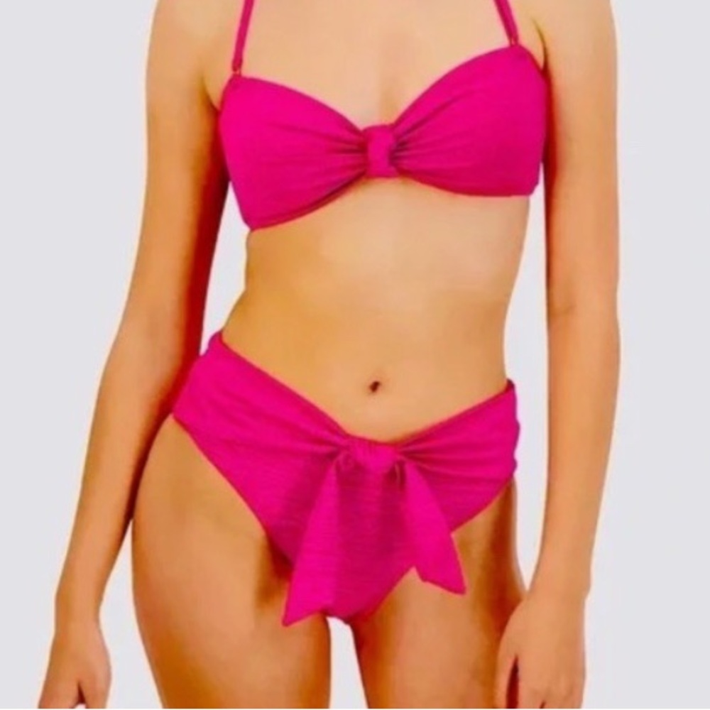 NWT BCBGENERATION Size S/P Metallic Berry Swimsuit Bundle - Bikini & One Piece